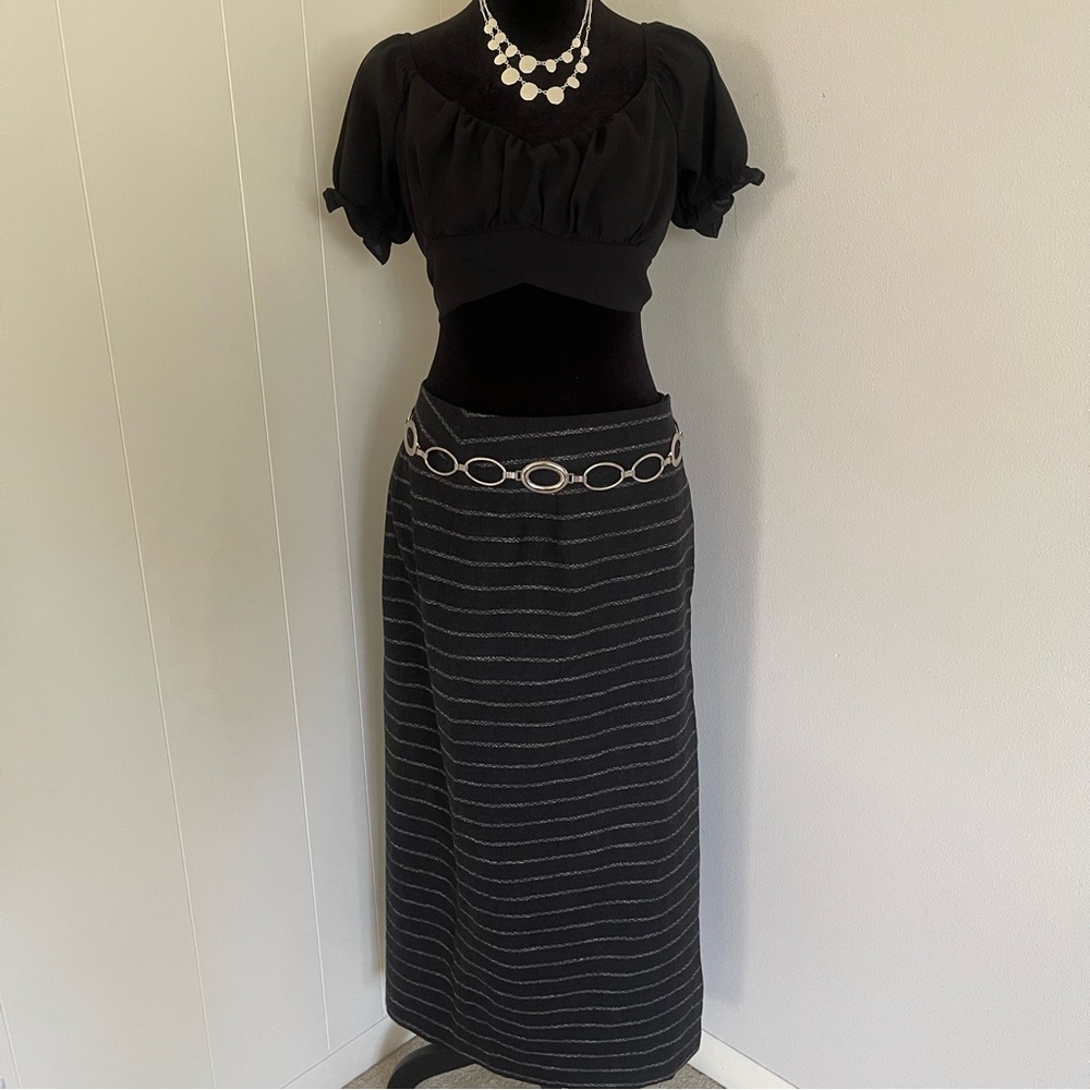 Y2k maxi wrap skirt size 8